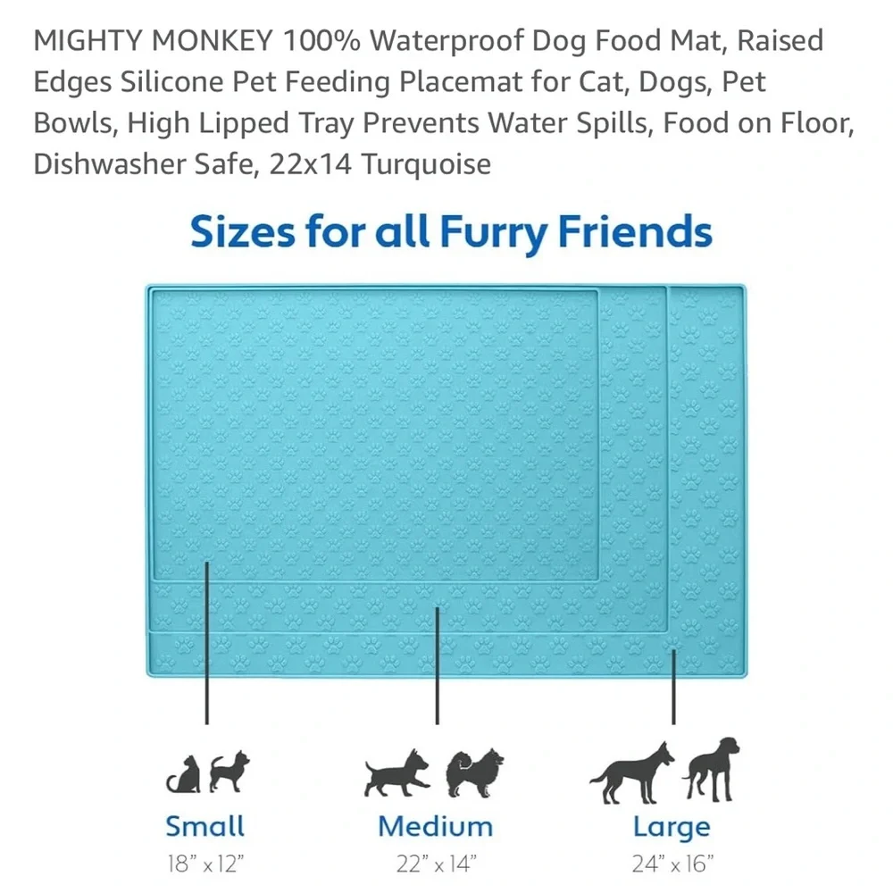 Pet feeding mat